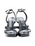 Nine West Silver Black Sandals Size 8 - photo 2
