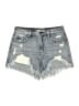 Hidden Jeans 100% Cotton Blue Denim Shorts Size S - photo 1
