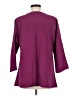 Toofan Purple 3/4 Sleeve Top Size M - photo 2