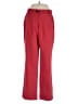 Unbranded 100% Polyester Solid Red Casual Pants Size S - photo 1