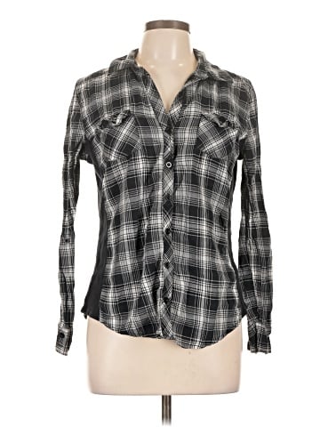 Fashion Bug Long Sleeve Button-Down Shirt (view 1)