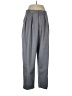 PrettyLittleThing 100% Polyester Stripes Gray Casual Pants Size 10 - photo 1