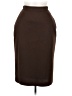 Calvin Klein 100% Wool Solid Brown Wool Skirt Size 6 - photo 1