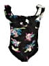 City Chic Floral Black One Piece Swimsuit Size 14 Plus (XS) - photo 1