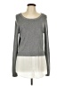 Maison Jules Gray Long Sleeve Top Size L - photo 1