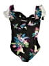 City Chic Floral Black One Piece Swimsuit Size 14 Plus (XS) - photo 2