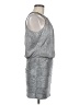 Laundry by Shelli Segal Metallic Silver Cocktail Dress Size 6 (petite) - photo 4