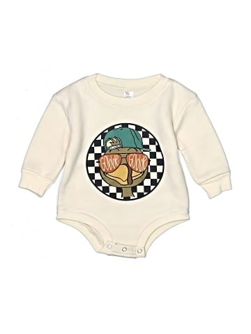 Laughing Giraffe Long Sleeve Onesie (view 1)