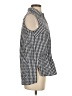 C. Wonder Checkered-gingham Black Sleeveless Button-Down Shirt Size XS - photo 4