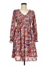 Unbranded 100% Polyester Floral Pink Casual Dress Size M - photo 1