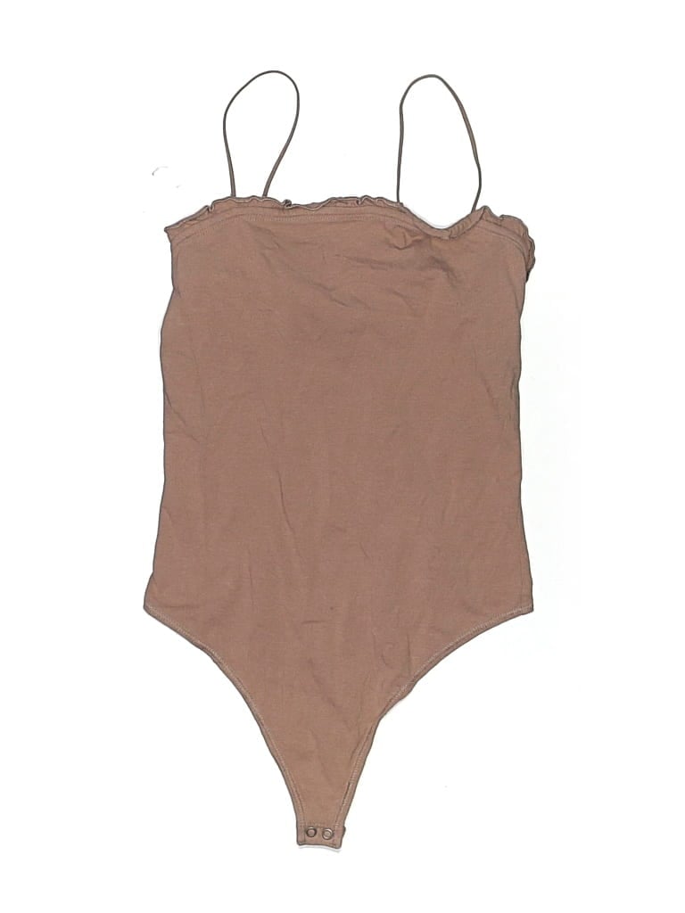 Pre-owned Abercrombie & Fitch Bodysuit In Tan