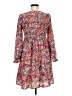 Unbranded 100% Polyester Floral Pink Casual Dress Size M - photo 2