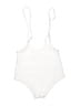 Oska Solid White One Piece Swimsuit Size XS - photo 2