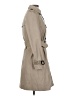 Zara Basic 100% Cotton Tan Trenchcoat Size XS - photo 4