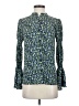 MICHAEL Michael Kors Green Long Sleeve Blouse Size XXS - photo 1