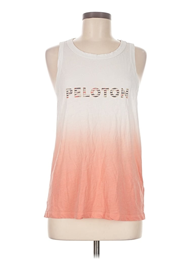 Pre-owned Peloton Sleeveless T-shirt In Pink