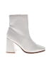 PrettyLittleThing White Ankle Boots Size 4 - photo 1