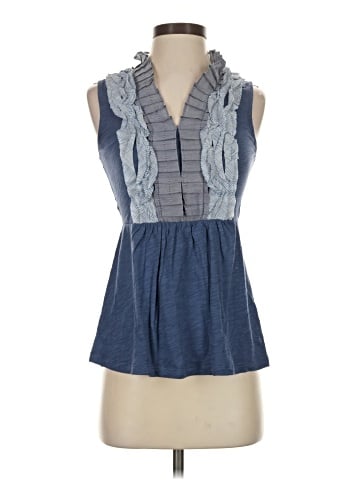 Deletta Sleeveless Button-Down Shirt (view 1)
