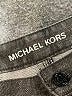 MICHAEL Michael Kors Chevron-herringbone Gray Black Jeans Size 14 - photo 4