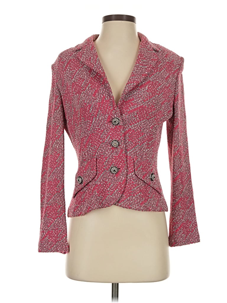 Pre-owned St. John Collection By Marie Gray Blazer Jacket In Pink
