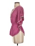 Xhilaration 100% Rayon Pink Short Sleeve Blouse Size S - photo 5