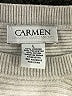 Carmen Carmen Marc Valvo Gray Pullover Sweater Size L - photo 7
