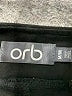 Orb 100% Polyester Solid Black Casual Skirt Size M - photo 4