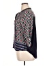 Daniel Rainn 100% Rayon Blue 3/4 Sleeve Blouse Size XL - photo 5
