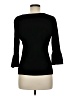 Ann Taylor LOFT Black 3/4 Sleeve Top Size M - photo 2