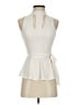 Guess Ivory Sleeveless Blouse Size XXS - photo 1