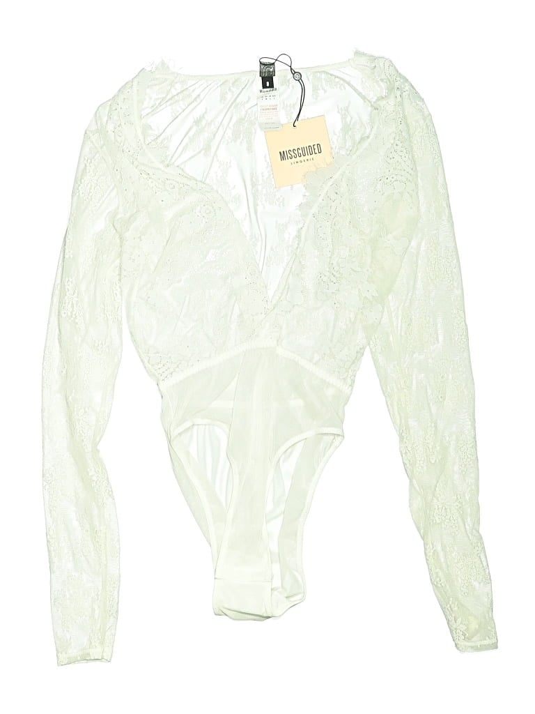 Missguided Long Sleeve Blouse In Green