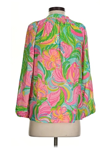 Lilly Pulitzer 3/4 Sleeve Silk Top (view 2)