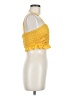 Glamaker Yellow Sleeveless Top Size M - photo 4
