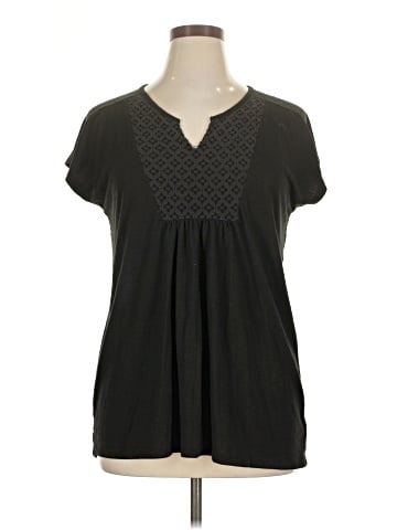 Just My Size Short Sleeve Blouse (view 1)
