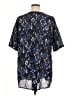 Ellos 100% Polyester Stars Blue Short Sleeve Blouse Size 14 - photo 2