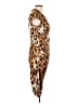 Cache Animal Print Brown Cocktail Dress Size 12 - photo 4