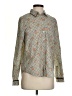 Cotélac 100% Cotton Tweed Gray Long Sleeve Blouse Size Sm (1) - photo 1
