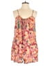 What Goes Around Comes Around Paisley Pink Red Romper Size M - photo 1