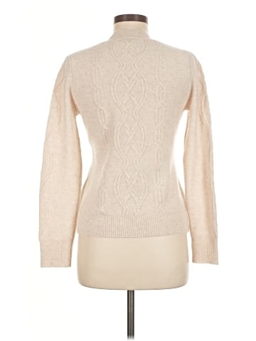 Aqua Cashmere Pullover Sweater (view 2)