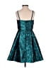 Aqua Paisley Teal Cocktail Dress Size 2 - photo 2