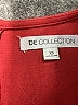 De Collection Solid Burgundy Casual Dress Size XS - photo 7