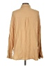 Unbranded Houndstooth Tan Long Sleeve Button-Down Shirt Size L - photo 2