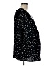 a:glow 100% Rayon Polka Dots Black Kimono Size M - photo 4