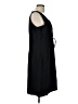 Basic Editions Solid Black Casual Dress Size 12 - photo 4