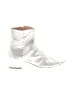 Loeffler Randall 100% Leather Metallic Silver Ankle Boots Size 9 - photo 1