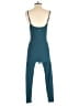 Beyond Yoga Solid Teal Jumpsuit Size M - photo 2