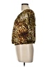 Unbranded Animal Print Gold Short Sleeve Top Size L (estimated) - photo 5