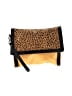urbancode Animal Print Yellow Black Leather Wristlet One size - photo 1