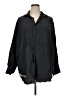 Zara Black 3/4 Sleeve Button-Down Shirt Size XL - photo 1