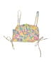 Salt + Cove 100% Polyester Paisley Yellow Swimsuit Top Size M - photo 1